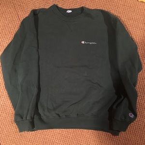 90s Vintage Green Champion Crewneck Sweatshirt